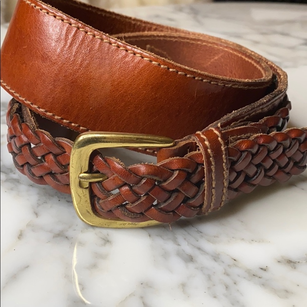 Landsend Corset Braided Leather Belt